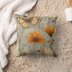 Coussin Papillon Sauvage Vintage (1)