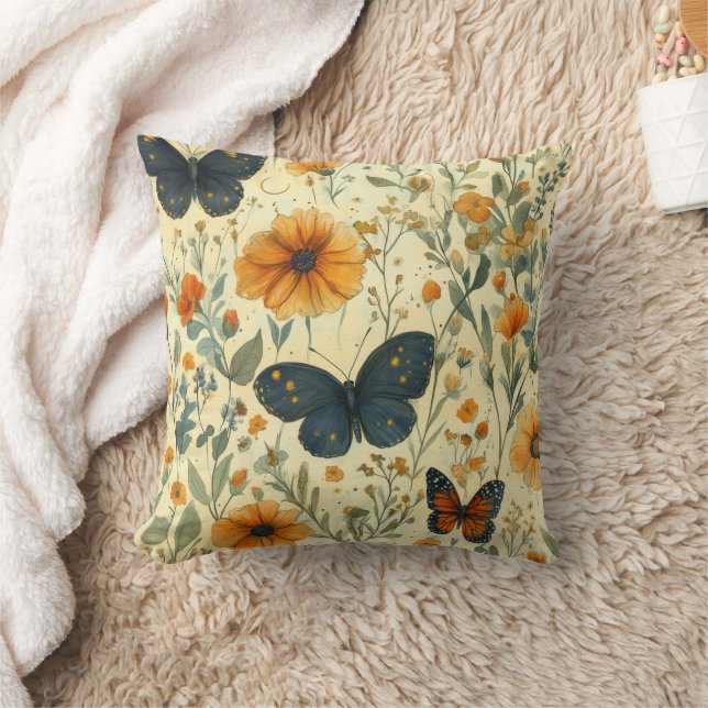 Coussin Papillon Sauvage Vintage (5) (Couverture)