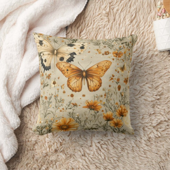 Coussin Papillon Sauvage Vintage (9) (Couverture)