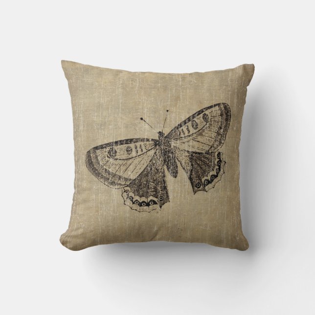 Coussin Papillon vintage (Recto)