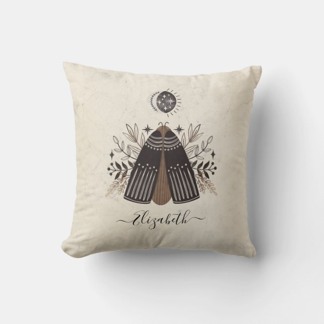 Coussin Papillon Vintage rétro (Recto)