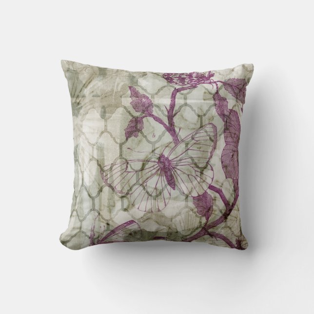 Coussin Papillons arabes IV (Recto)
