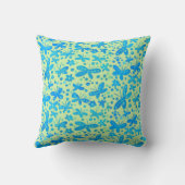 Coussin Papillons bleus (Verso)