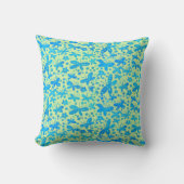 Coussin Papillons bleus (Recto)
