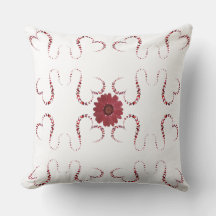 Papillons Coeurs liés Fleur rouge, Rose, Noir