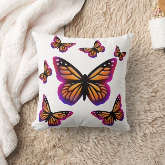 Coussin Papillons couleur aquarelle (Couverture)