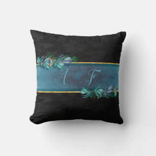 Coussin Papillons du Paradis/Tropical Turquoise Splash