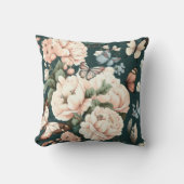 Coussin Papillons et fleurs (Recto)