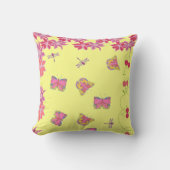 Coussin Papillons et libellules Cushion (Recto)