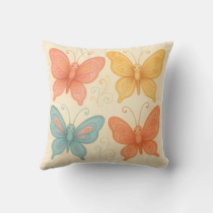 Coussin Papillons fantaisistes