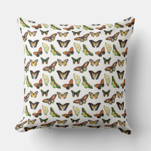 Coussin Papillons Vintage