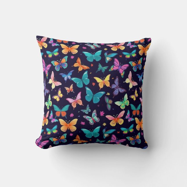 Coussin Papillons volant (Recto)