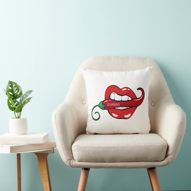 Coussin paprika doux (Chaise)