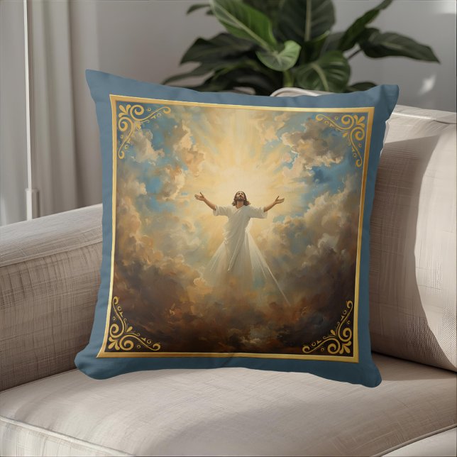 Coussin Pâques Résurrection Religieux  (Créateur téléchargé)