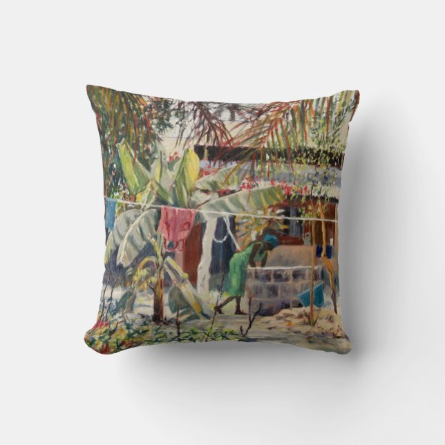 Coussin Par le mur 2009 (Recto)