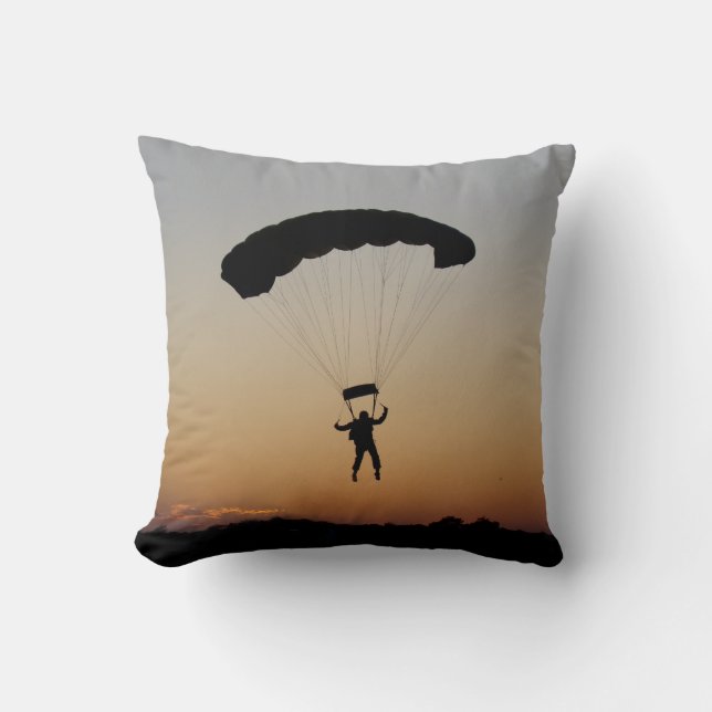 Coussin Parachute de Skydiver à Sunset Sky Diver (Recto)