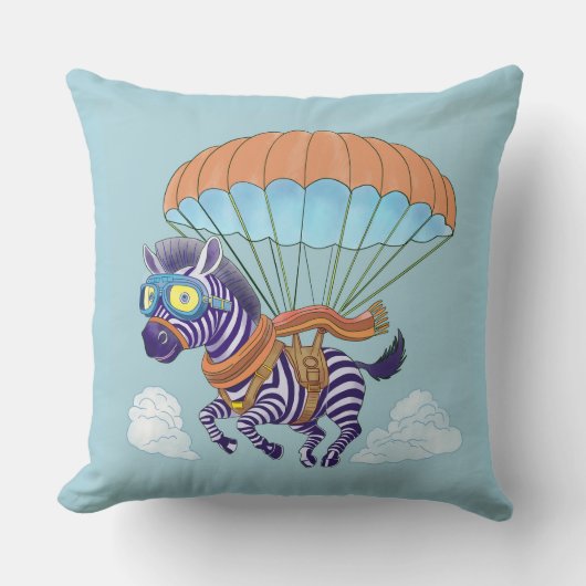Coussin Parachute d'oreiller Zebra (Recto)