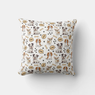 Coussin Parade de chiots joueurs