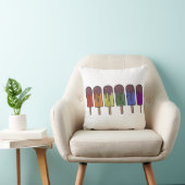 Coussin Parade de sucettes glacées arc-en-ciel (Chaise)