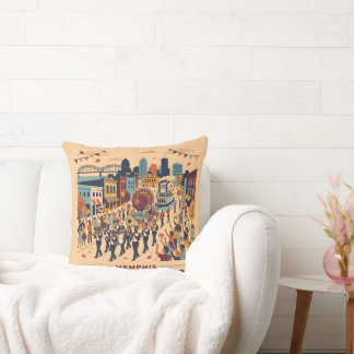 Coussin Parade de Thanksgiving à Memphis