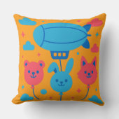 Coussin Parade du ciel jaune (Recto)