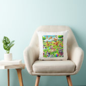 Coussin Paradis de chiots joueurs (Chaise)
