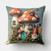 Coussin "Paradis du gnome trouvé" (Recto)