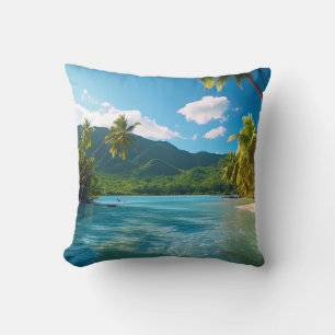 Coussin Paradis insulaire du Costa Rica 