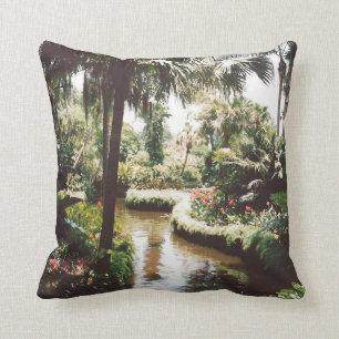 Coussin Paradis tropical de jardin