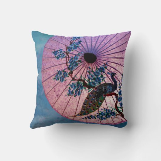 Coussin Parasol Peacock (Verso)