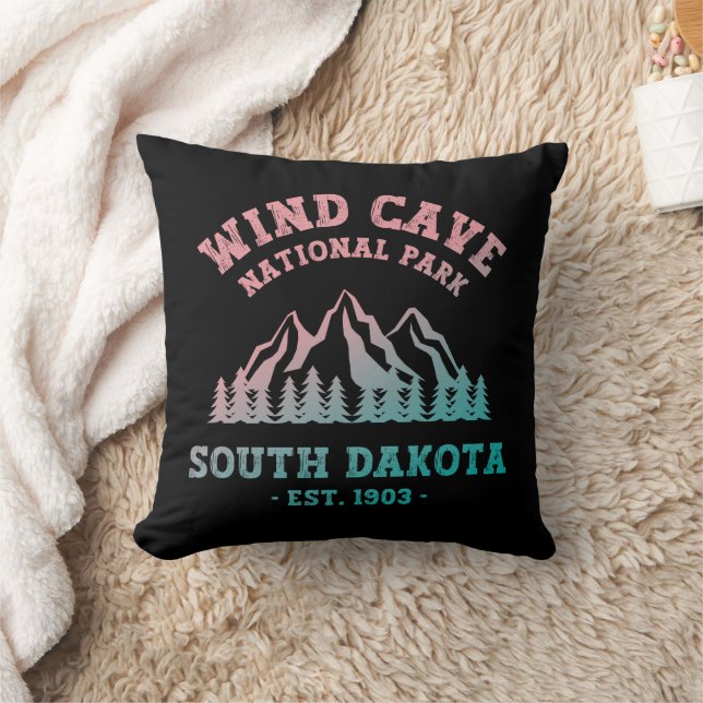 Coussin Parc national de Wind Cave Dakota du Sud (Couverture)