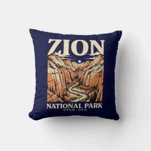 Coussin Parc national de Zion Red Cliffs