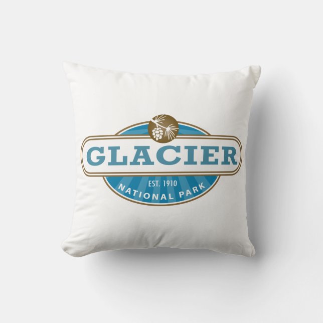 Coussin Parc national du Glacier (Recto)