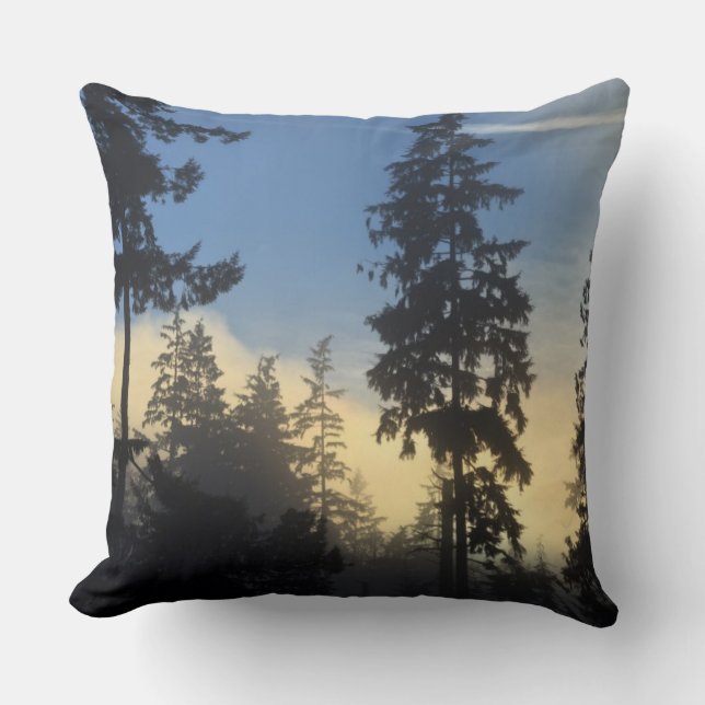 Coussin Parc Stanley, bois, brouillard de couche marine qu (Recto)