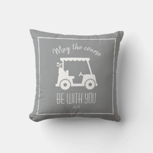 Coussin Parcours de golf Citation de golfeur Mignon Chario