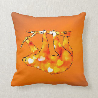 Coussin Paresse de coeurs de Bokeh