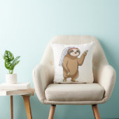 Coussin Paresseux comme mariée avec voile (Chaise)