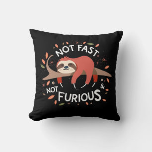 Coussin Paresseux - Pas rapide, pas furieux