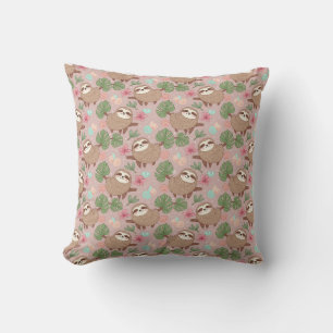 Coussin Paresseux Rêve Tropical