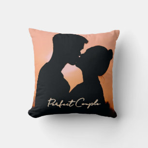 Coussin Parfait Couple Script Romantique Personnaliser Pho