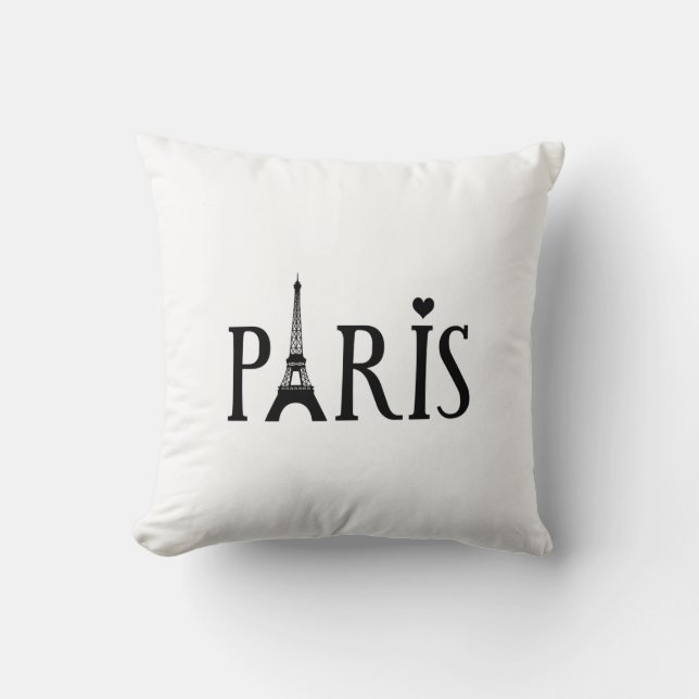 Coussin Paris - Art Graphique (Recto)