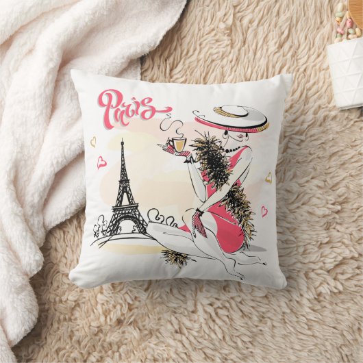 Coussin Paris & Café (Couverture)