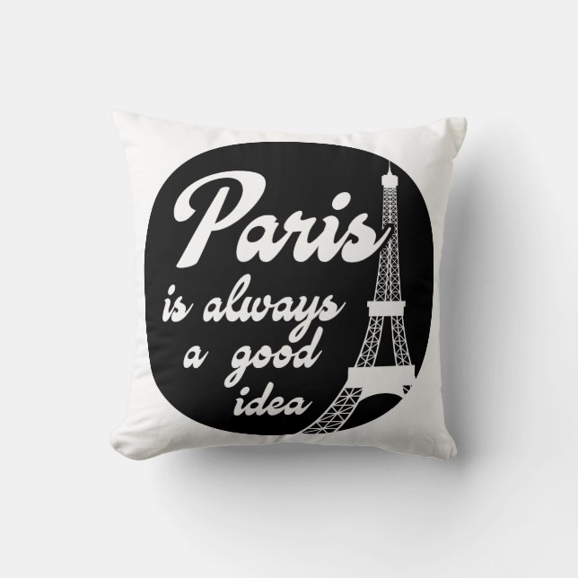 Coussin Paris est toujours une bonne idée (Recto)