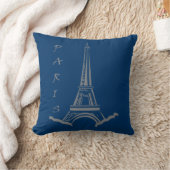 Coussin PARIS France Tour Eiffel (Couverture)