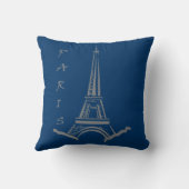 Coussin PARIS France Tour Eiffel (Verso)