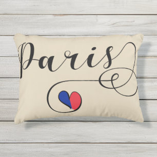 Coussin Paris Heart Accent, France