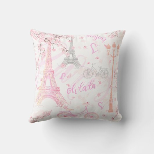 Coussin Paris Oh La La (Verso)