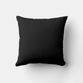 Coussin Paris rose et noir, impression paris (Verso)