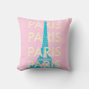 Coussin Paris Travel Art, Travel Art, Preppy, Rose