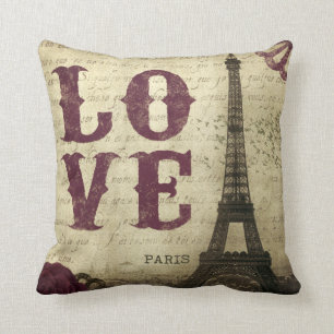 Coussin Paris vintage